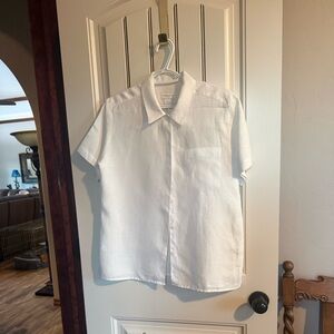 Liz Claiborne Liz Sport Beautiful Elegant Short Sleeve Ladies Button Down Shirt